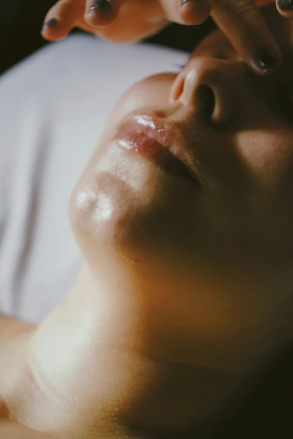 Face massage during treatment